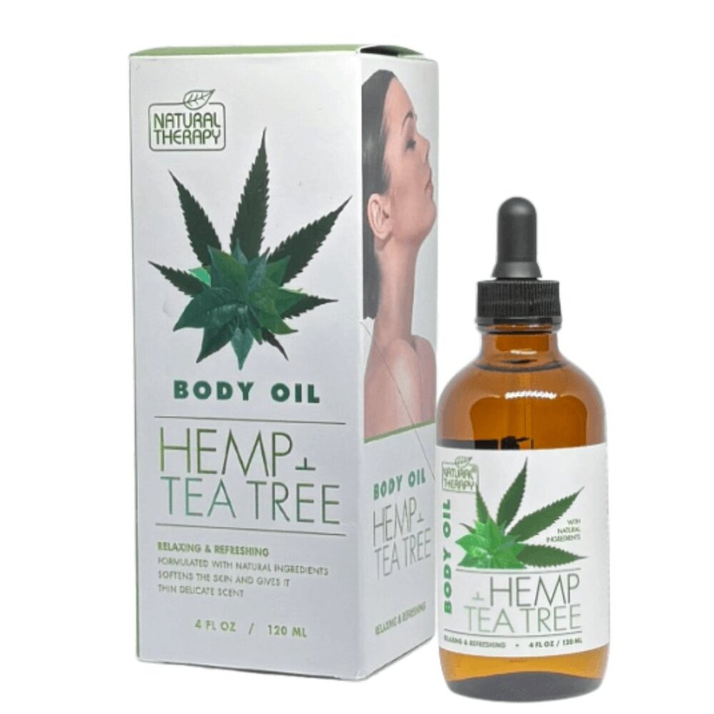 Natural Therapy HEMP & Tea Tree Body Oil 4 fl. oz